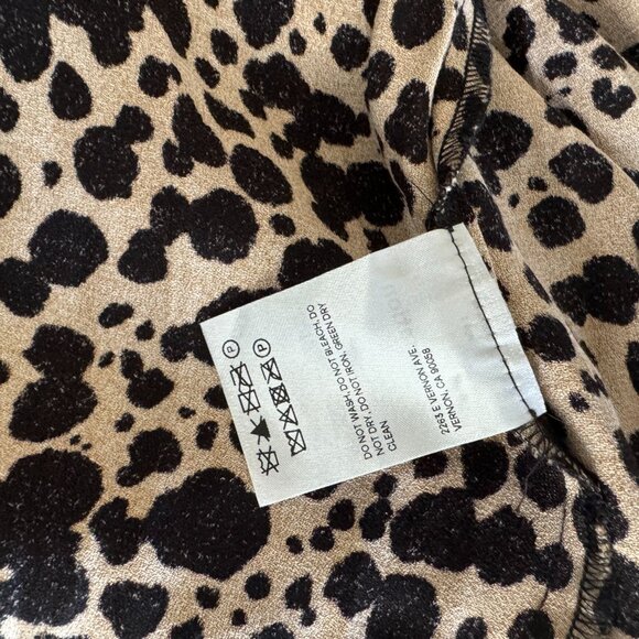 NWOT Reformation Sigmund Dress- Never Worn- Leopard Print - Picture 9 of 15